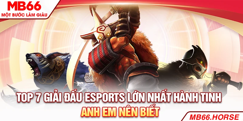 top 7 giải đấu esports